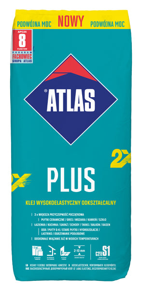 ATLAS PLUS 25kg - C2TES1 Tile Adhesive