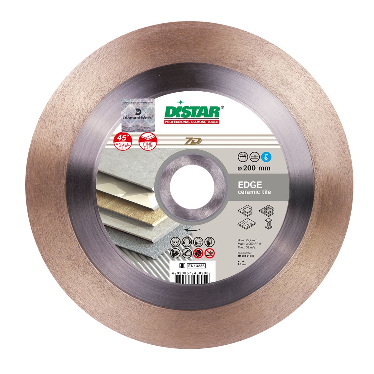 DISTAR Diamond Cutting Blade 7D 1A1R EDGE Ø200-250