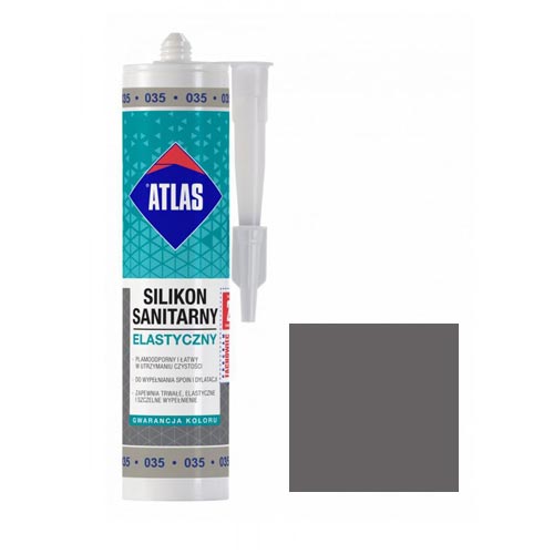 Atlas ELASTIC Silicone  Dark Grey 036 (280 ml)
