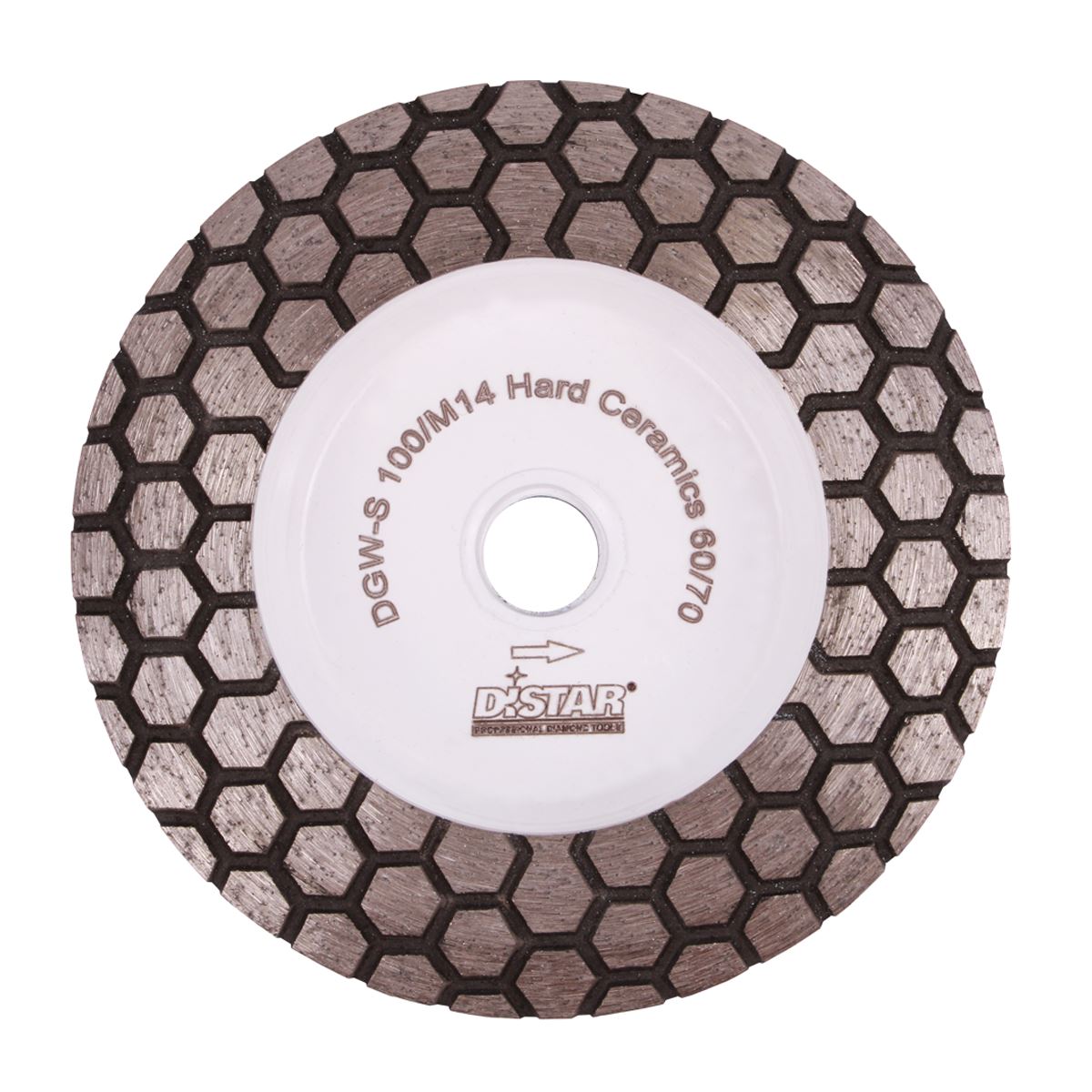 DISTAR Soft Grinding Honeycomb Cup DGM-S HARD CERAMICS M14 Grid 60-100