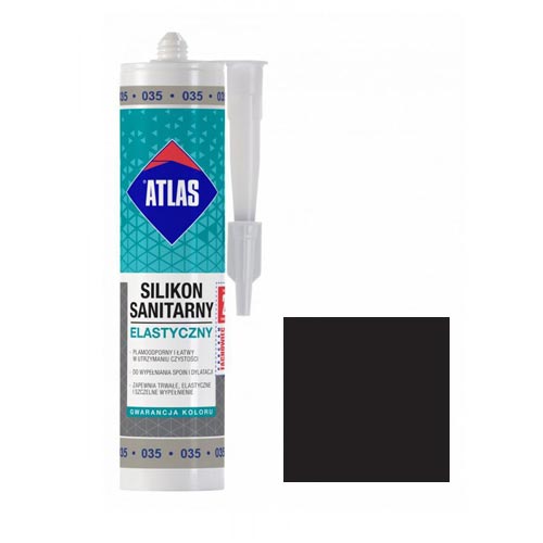 Atlas ELASTIC Silicone  Black 204 (280 ml)