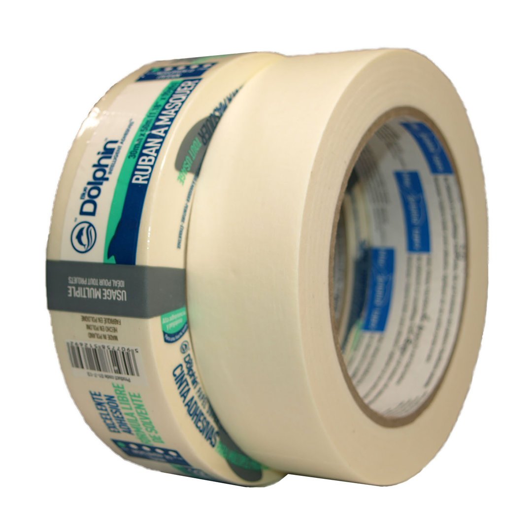 PAINTERS TAPE - Extra Strong Yellow Masking Tape, High Performance, UV Resistant (30mm x 50m)