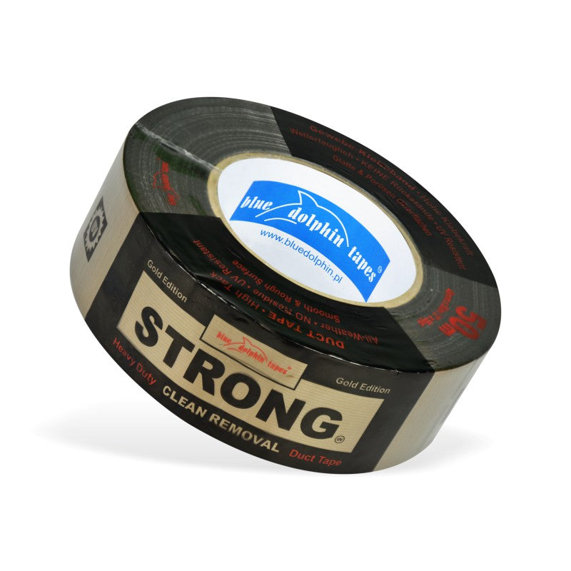STRONG - Gold Duck Tape, Clean Removal, UV & Weather Resistant (48mm x 50m)