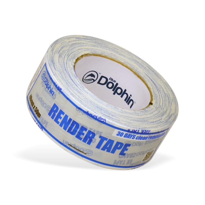 RENDER TAPE - 30 Days Exterior Tape for Rough Surfaces (48mm x 50m)
